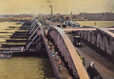 Calcuta, puente sobre el Hougly de European Photographer